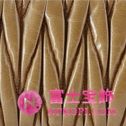 ミュウミュウ MIU MIU ラウンドファスナー式長財布 サイフ 財布 さいふ ライトキャメル 5M0506 MATELASSE LUXLL